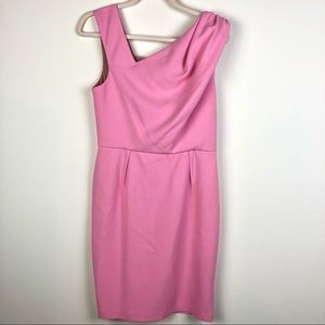 Twenty8Twelve Barbie Pink Sleeveless Short Sheath Pencil Tammy Dress Size 8